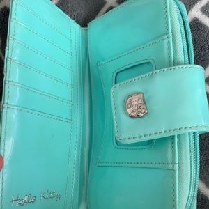 Turquoise Hello Kitty Wallet